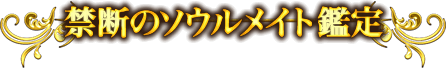 禁断のソウルメイト鑑定