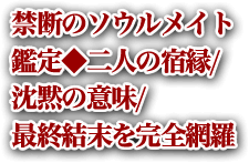 禁断のソウルメイト鑑定◆二人の宿縁/沈黙の意味/最終結末を完全網羅